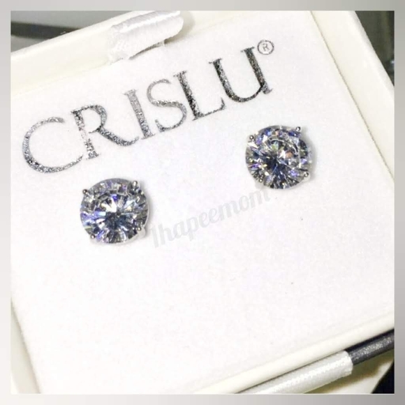 Diamond Earrings| 1 CTTW | Brilliant Cut | 5A CZ - Picture 8 of 8